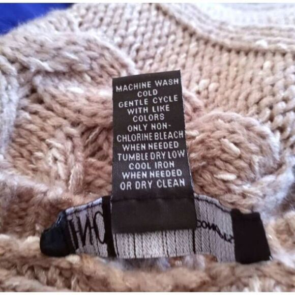 INC BEIGE SWEATER TUNIC/DRESS SZ.XS EUC. - Picture 7 of 7